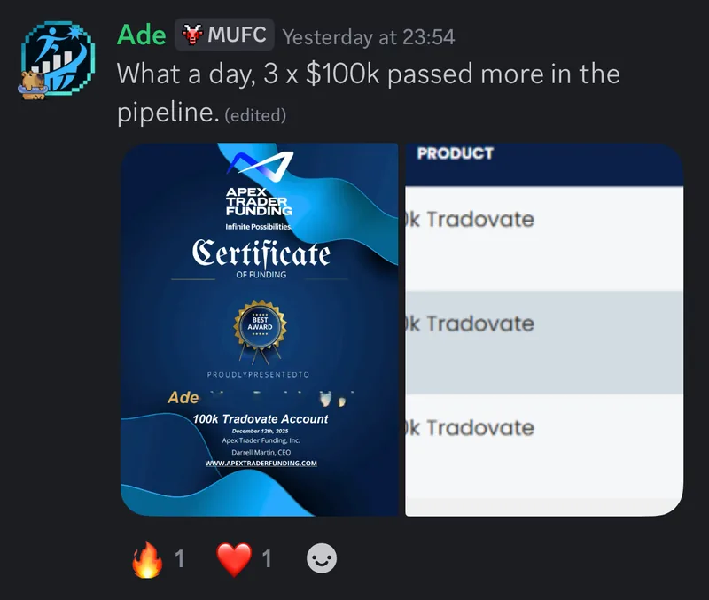 A member's message in the community