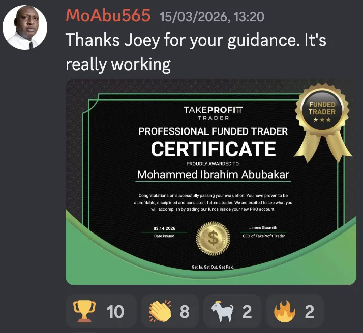 A member's message in the community